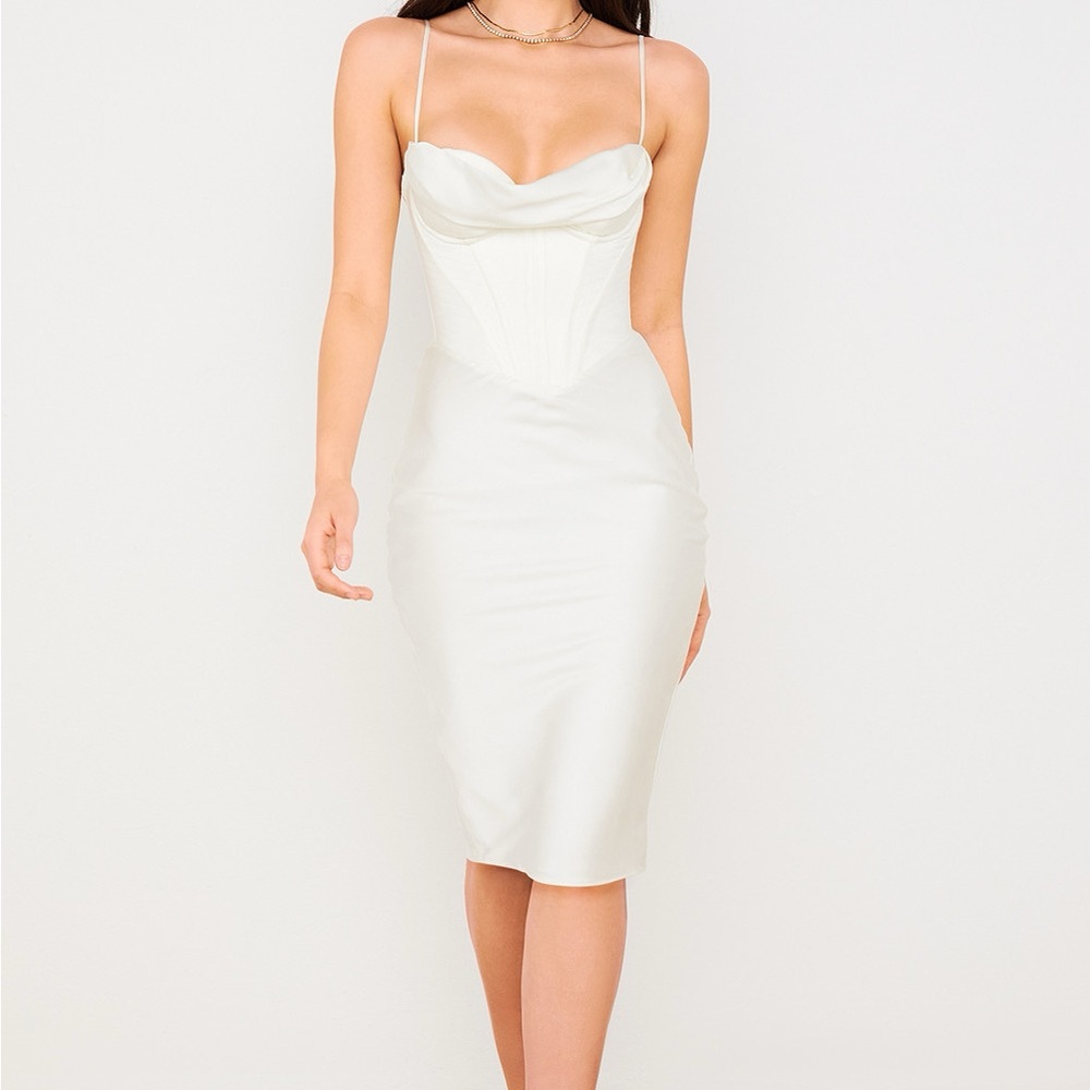 House of CB Myrna Corset Slip Dress (Sz M)